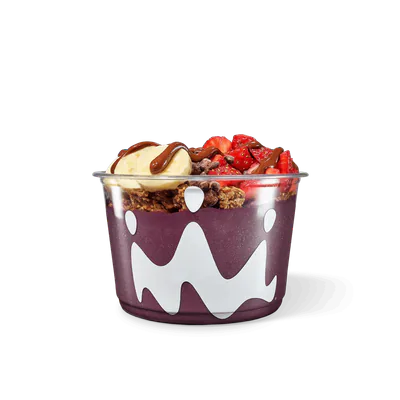 Smoothie King Açai Cocoa Haze Bowl with visible toppings