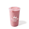 Smoothie King Angel Food Slim smoothie in a branded cup