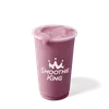 Smoothie King Blueberry Heaven smoothie in a branded cup