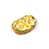 Smoothie King Egg & Avocado Signature Toast menu item
