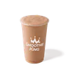 Smoothie King Gladiator Chocolate smoothie in a branded cup