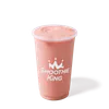 Smoothie King High Protein Greek Yogurt Gut Health Strawberry Banana smoothie in a branded cup