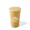 Smoothie King Lemon Twist Banana smoothie in a branded cup