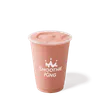 Smoothie King Lemon Twist Strawberry smoothie in a branded cup