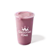 Smoothie King Power Meal Blueberry Raspberry smoothie in a branded cup