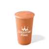 Smoothie King Pure Recharge Mango Strawberry smoothie in a branded cup