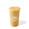 Smoothie King Pure Recharge Pineapple smoothie in a branded cup