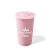 Smoothie King Pure Recharge Strawberry smoothie in a branded cup