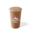Smoothie King The Activator Recovery Chocolate smoothie in a branded cup