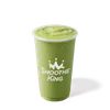 Smoothie King The Activator Recovery Pineapple Spinach smoothie in a branded cup