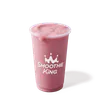 Smoothie King The Hulk Strawberry smoothie in a branded cup