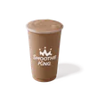Smoothie King Vegan Coffee Mocha smoothie in a branded cup