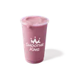 Smoothie King Vegan Mixed Berry smoothie in a branded cup